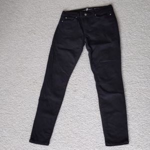 Black skinny jeans 30 - 7 For All Mankind